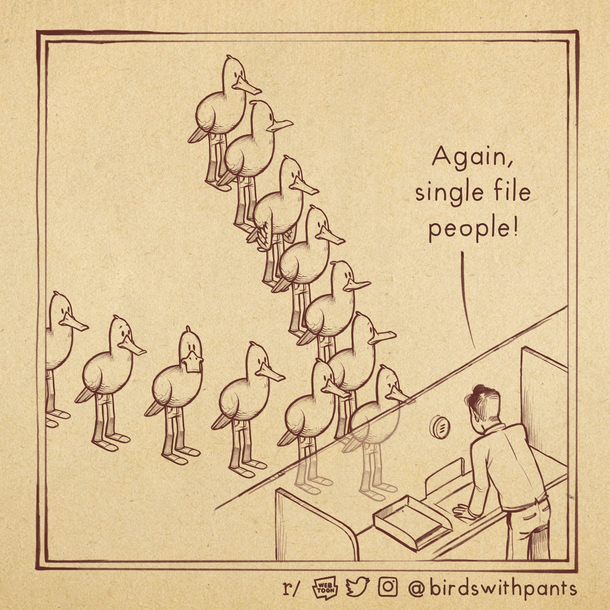 Get in line 