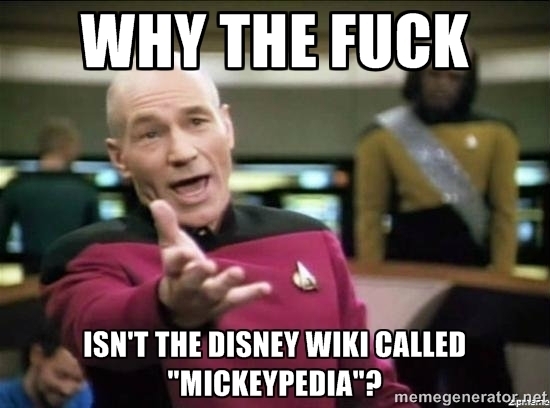 Get your shit together Disney