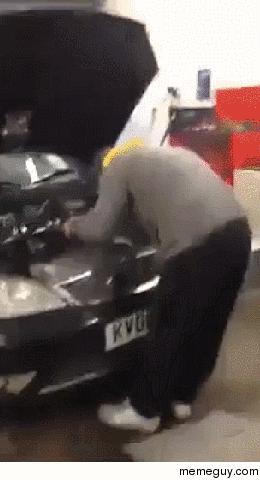 Getting a blow job at work