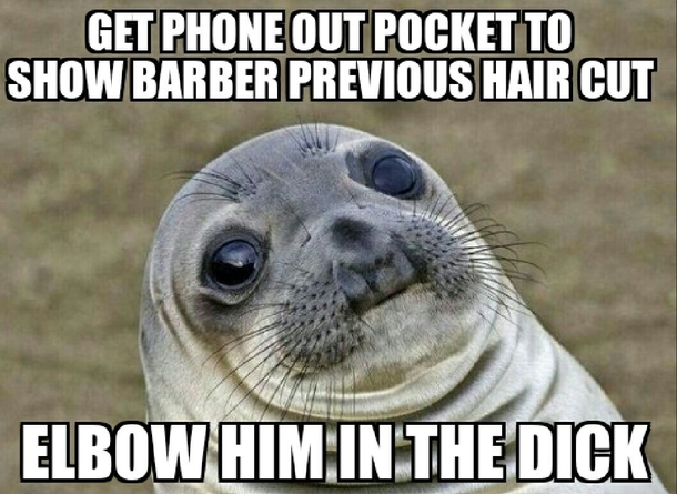 Getting hair cut