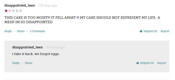Gf found this looking at cake reviews