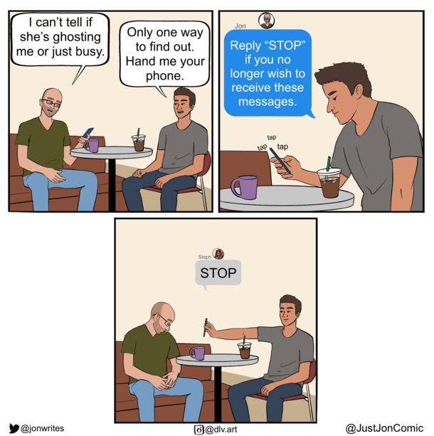 Ghosting or busy