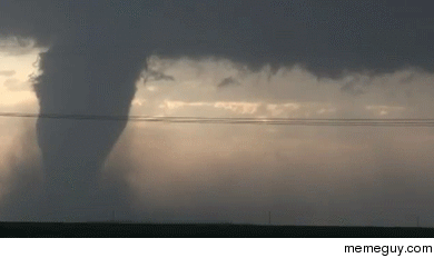 Giant tornado touchdown yesterday in Kansas