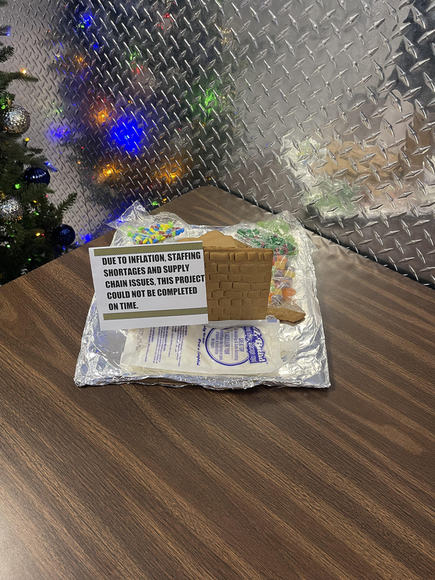 Gingerbread competition at work