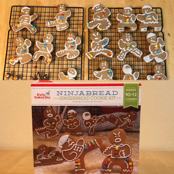 Gingerbread cookie kit better than expected
