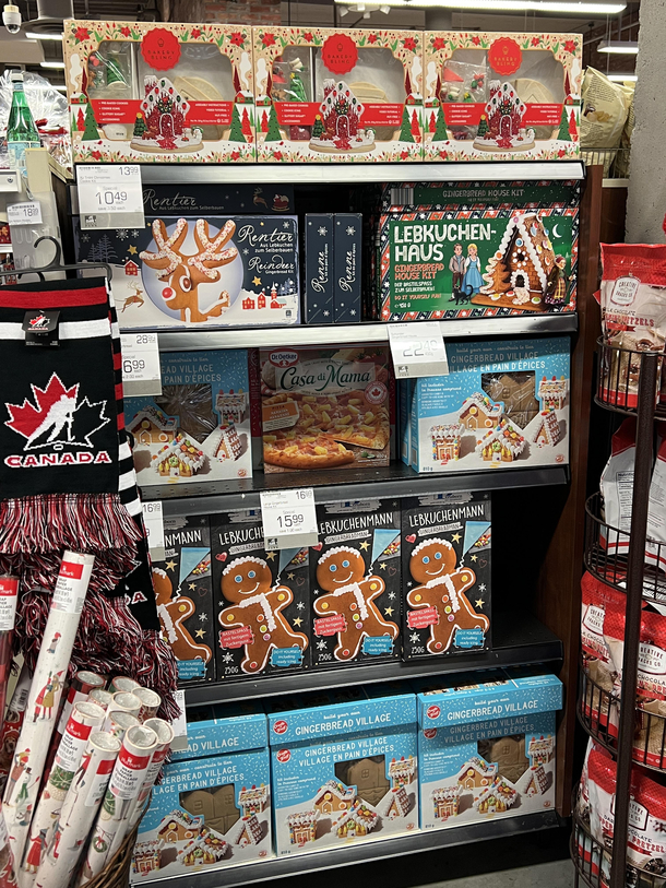 Gingerbread kits have really gotten creative