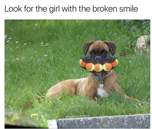 Girl with the broken smile