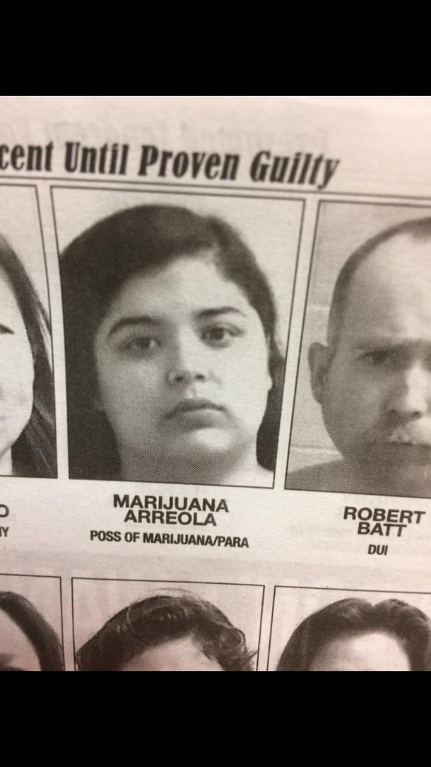 Girls name fits her crime