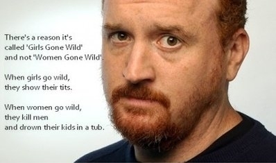 Girls vs Women Gone Wild- Louis CK