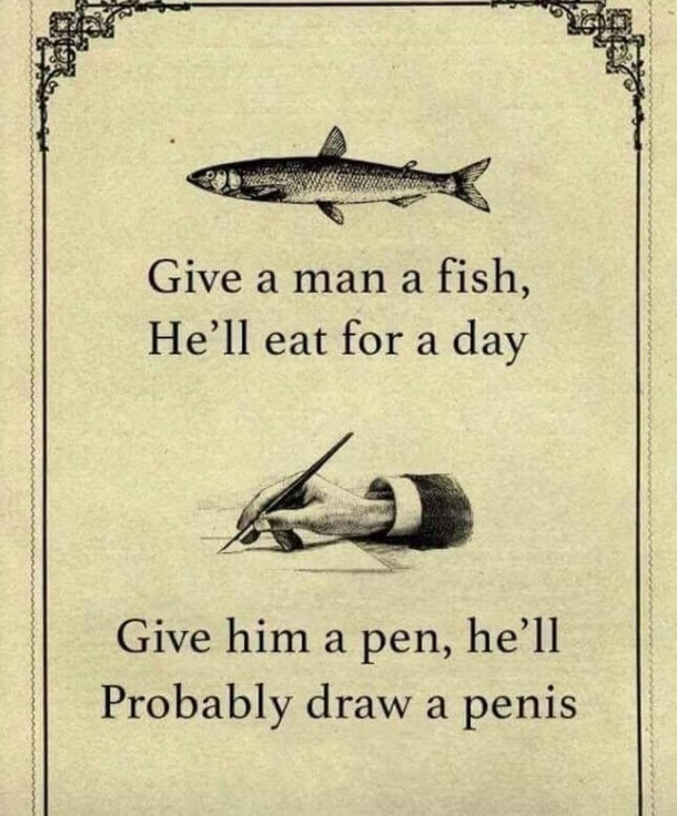 Give a man
