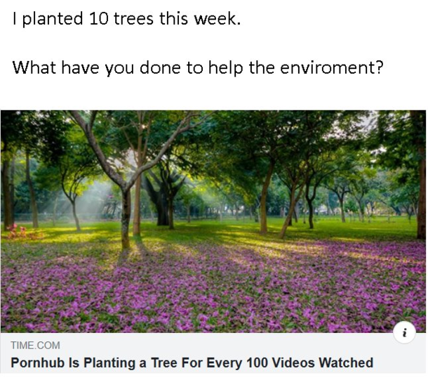 Giving a helping hand with the enviroment