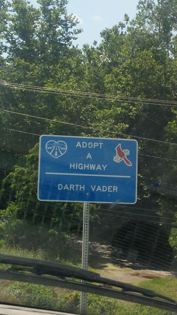 Glad to see Darth Vader is giving back to the community