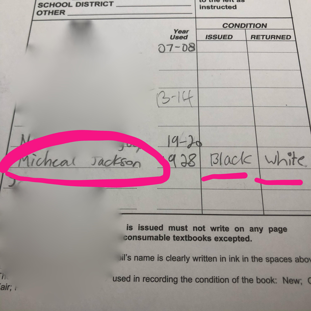 Glad to see students still doing this