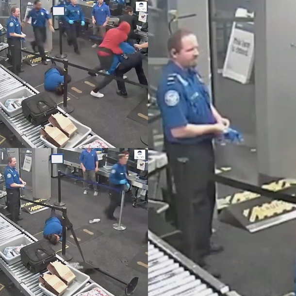 Gloves first then teamwork