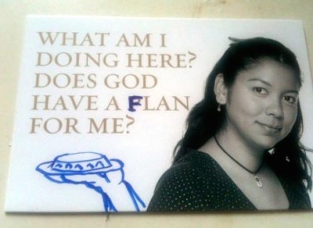 God has a Flan for All of Us  