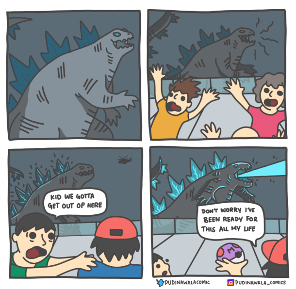 Godzilla I choose you 