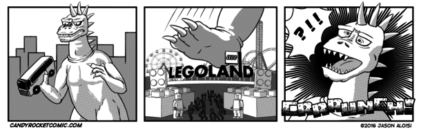 Godzilla vs Legoland 