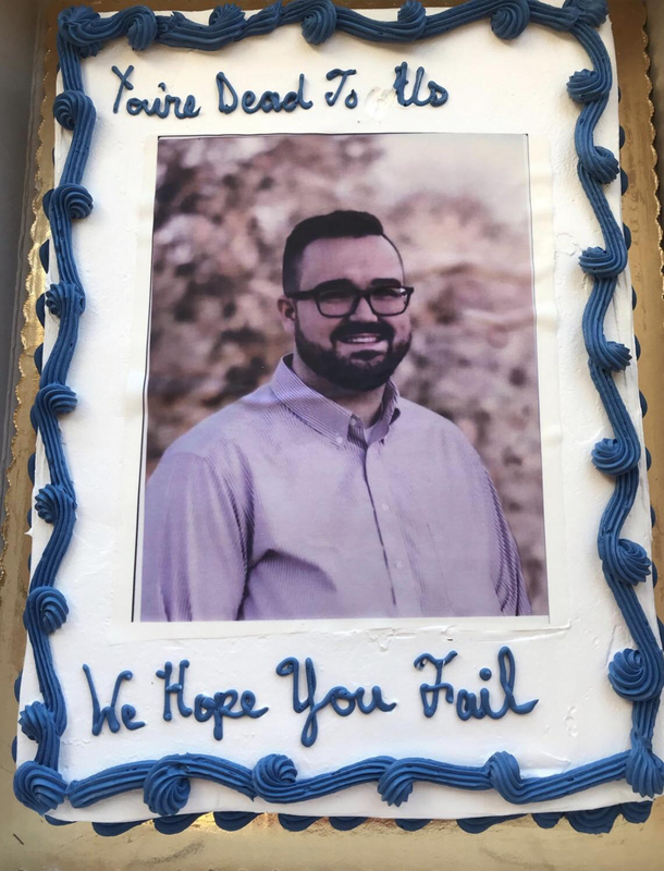 Going away cake