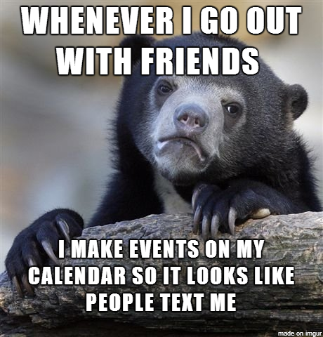 Going out confession