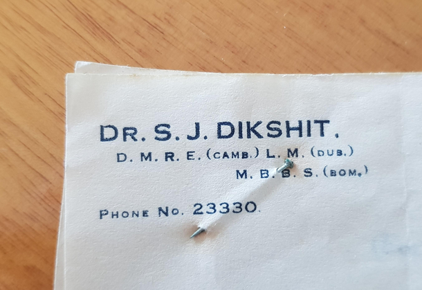 Going through family history and my grandfathers GP has an unfortunate name