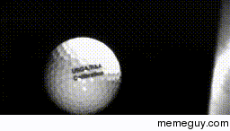 Golf ball hitting steel