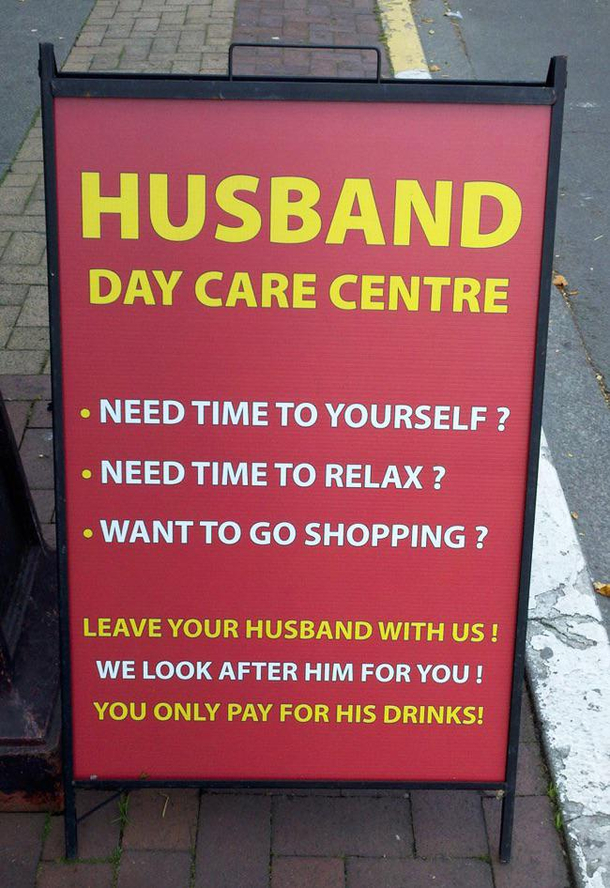 Good advertisement for bars