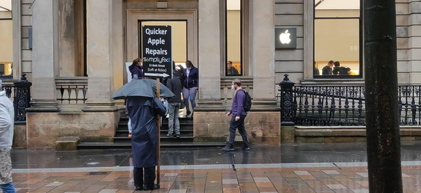 Good advertising I saw in Glasgow