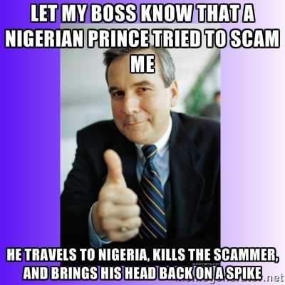 Good guy boss lately