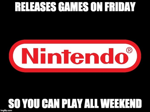 Good guy Nintendo Ive always appreciated this this weekend doubly so