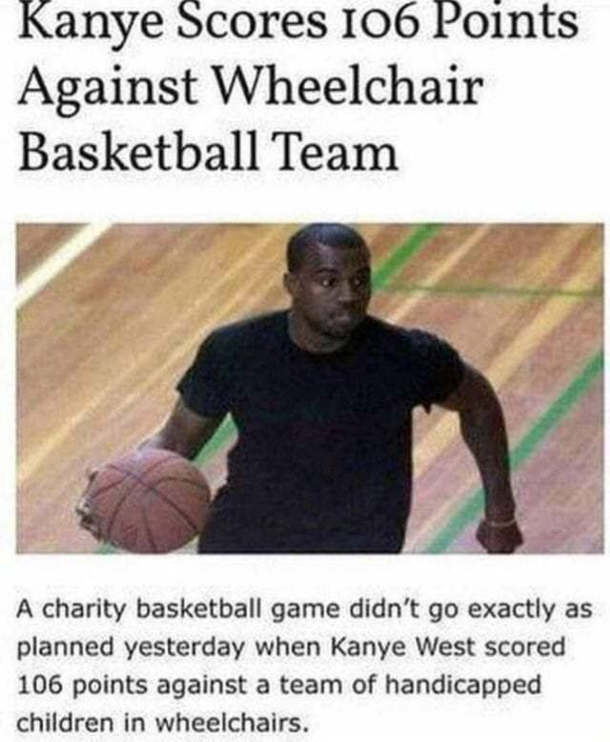 Good job Kanye