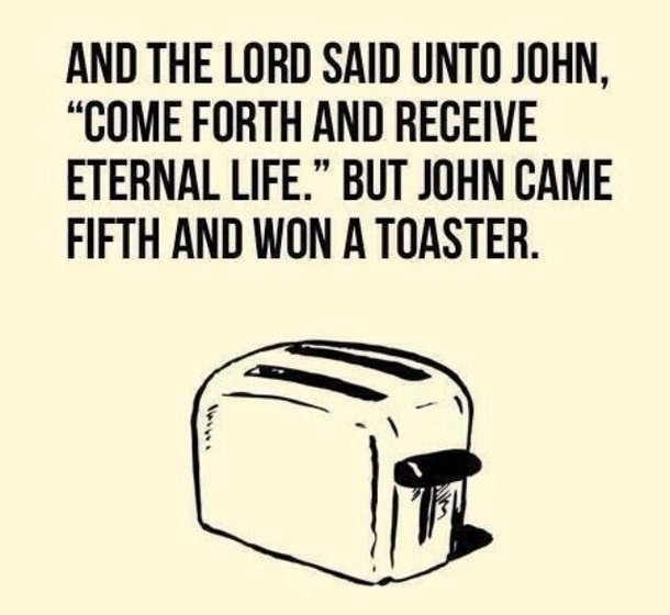 Good on you John