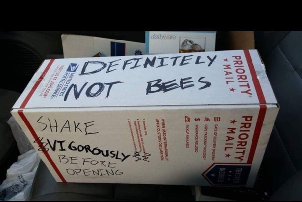 Good thing its not bees