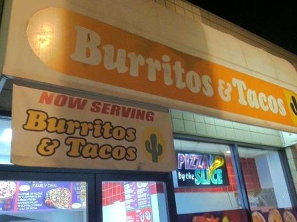 Good thing the extra sign was there for clarification