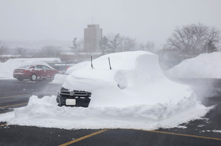 Good thing the wipers were up