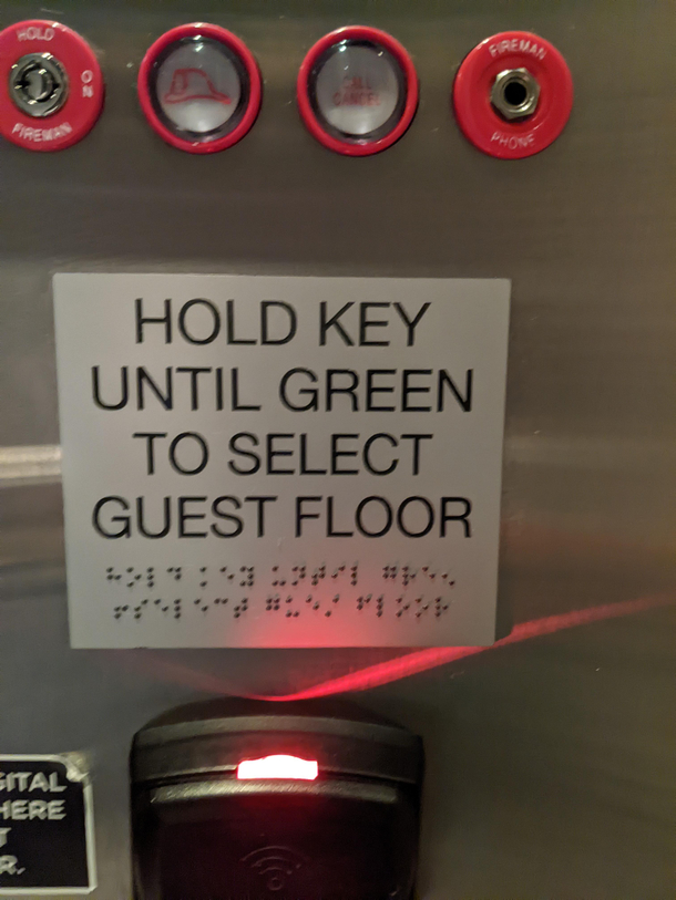 good thing they added braille