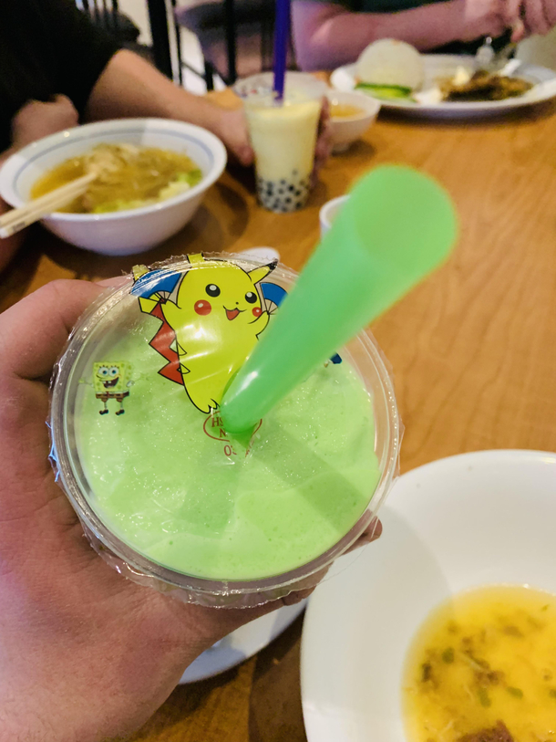 Good thing they didnt give me a yellow straw