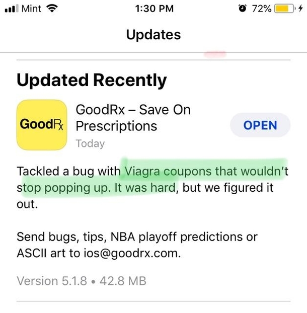 GoodRx fixed its pop-up issue it was hard
