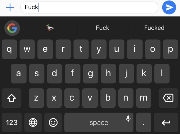 Google keyboard pulling jokes