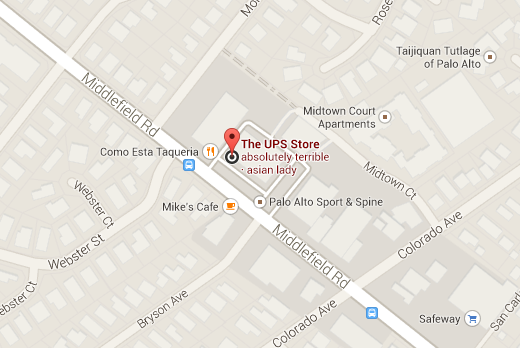 Google Maps always there to warn you about traffic construction and Asian people
