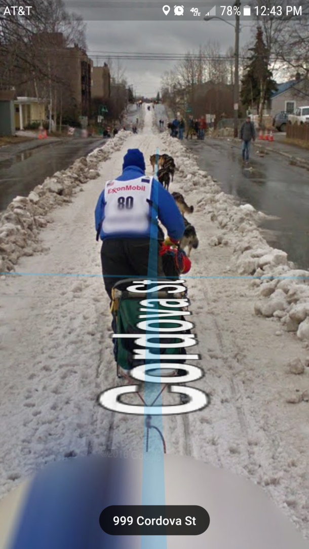 Google maps in Alaska