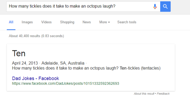 Google really needs to work on its punchlines