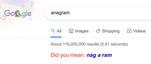 Google search with the jokes