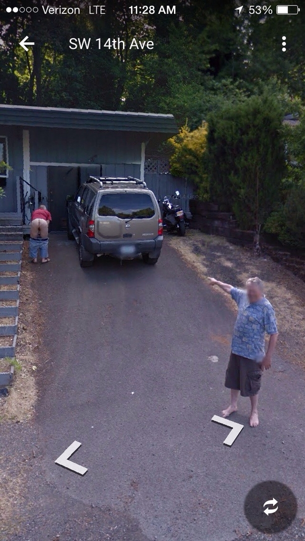 Google street view from Portland
