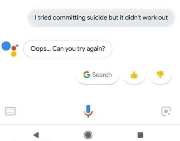 Google tryna get me killed