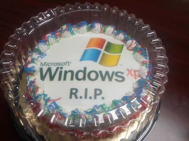 Got a cake this morning to celebrate the day