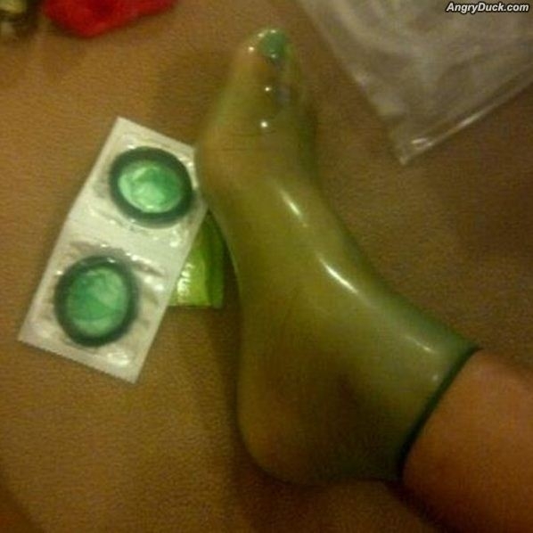 Got a couple of those water resistant socks