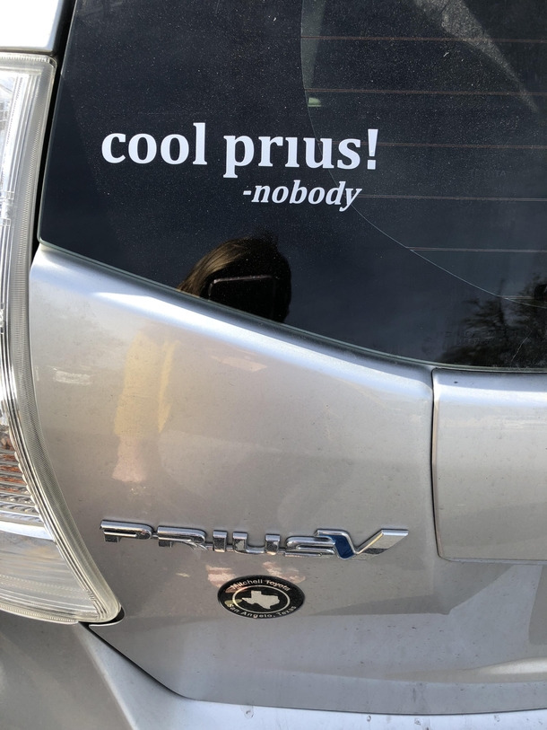 Got a new car recently Felt this was appropriate