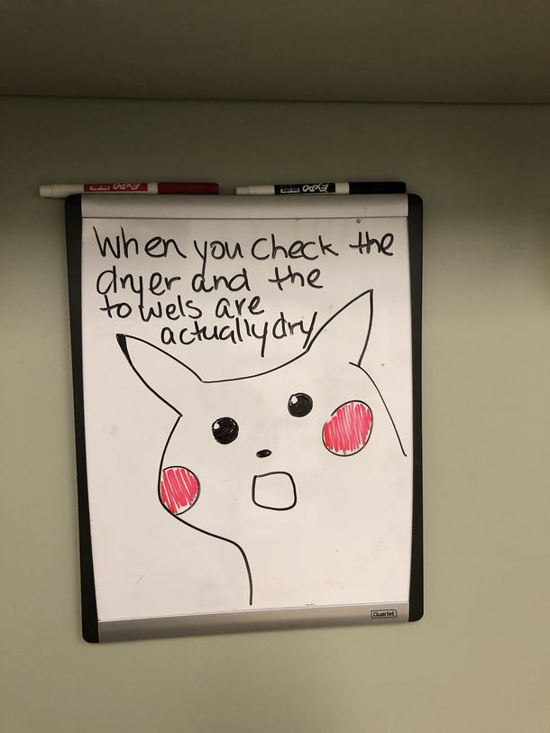 Got a new dryer at work 