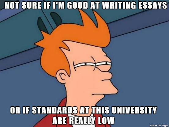 Got a paper back that I was sure was going to get me a C- at best but I got a B instead