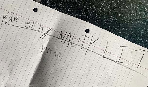 Got handed this by my  year old Dont even know what I did Ouch